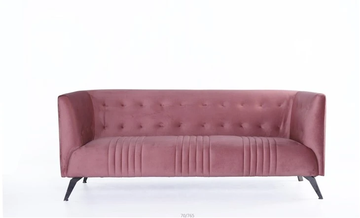 INS Style Pink 3 Seater Sofa