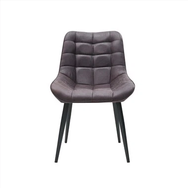 Antiquity Cloth Dining Chair with metal legs