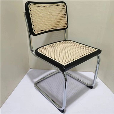 Black Rattan Framed Kitchen and Dining Chairs